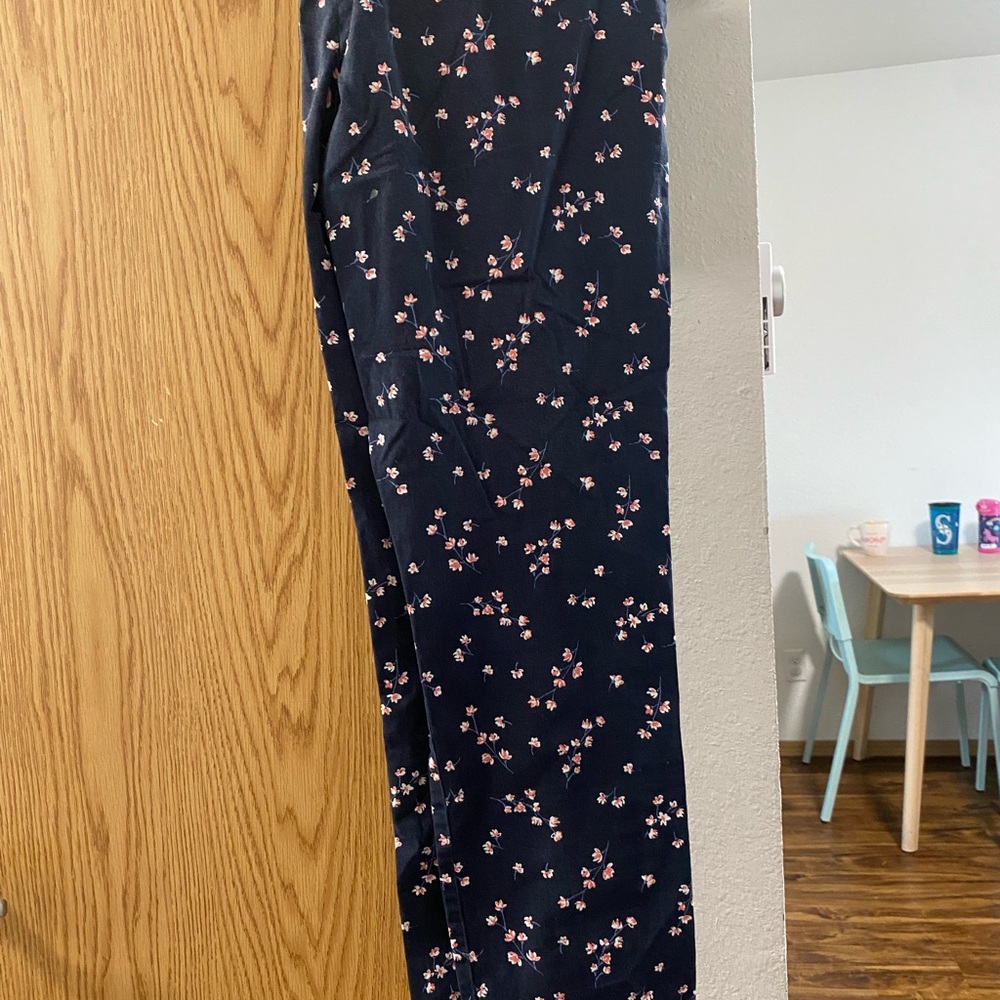 Tommy Hilfiger Navy Floral Trousers